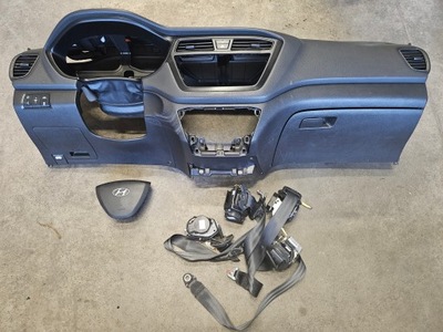 Hyundai i20 ii 14- консоль подушка безопасности приборная панель оригинал ремни фото №1