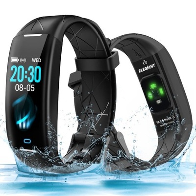 SMARTBAND opaska sportowa zegarek kcal puls czarna