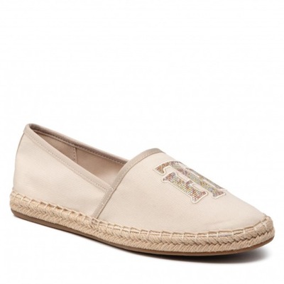 TOMMY HILFIGER BEŻOWE ESPADRYLE DAMSKIE 39 1ŻLA