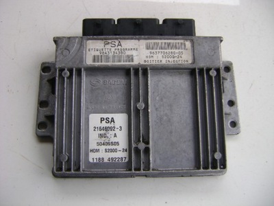 Бортовий комп'ютер 9643134380 9637706280-05 peugeot partner фото №1