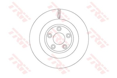 ДИСК HAM. DF6816S TRW TRW DF6816S ДИСК ТОРМОЗНОЙ