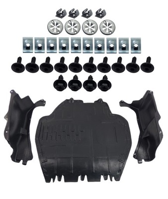 Vw golf 4 защита pod двигатель + бока + клипсы фото №1