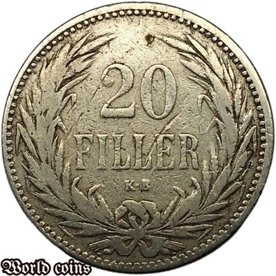 20 FILLER 1893 AUSTRO-WĘGRY