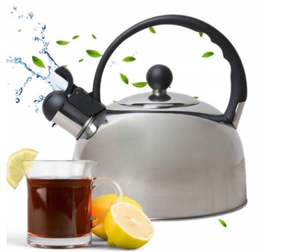 CZAJNIK STALOWY Z GWIZDKIEM INDUKCJA KAMILLE