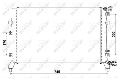 AUŠINTUVAS VANDENS NRF 53884 