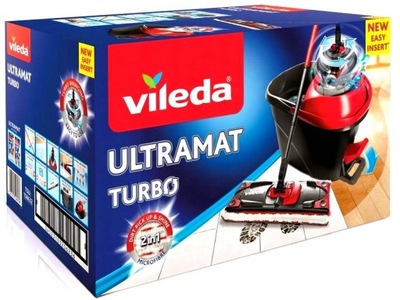 Zestaw Vileda Ultramat Turbo MOP OBROTOWY PŁASKI