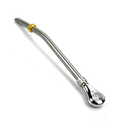 Bombilla PAMPA CORTA INOX 16 cm do yerba mate