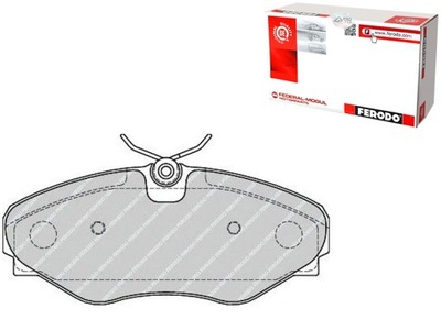 FERODO КОЛОДКИ ГАЛЬМІВНІ RENAULT AVANTIME ESPACE II