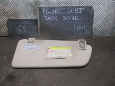 Козирок правий перед peugeot 308 i 07-11r фото №1