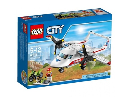 LEGO City 60116 Samolot Ratowniczy