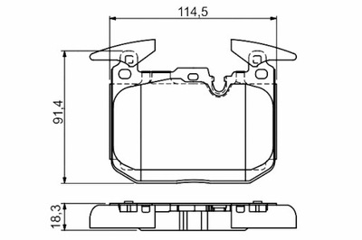 BOSCH ZAPATAS DE FRENADO BOSCH 0986494674 BMW F20 116D 12- 118D 10-  