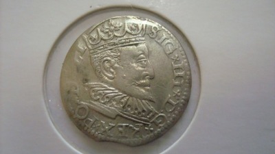 Moneta Trojak Zygmunt III Waza 1596 Ryga