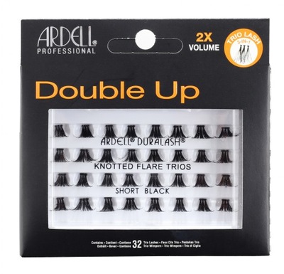 ARDELL Double Up Rzęsy w kępkach TRIO SHORT BLACK