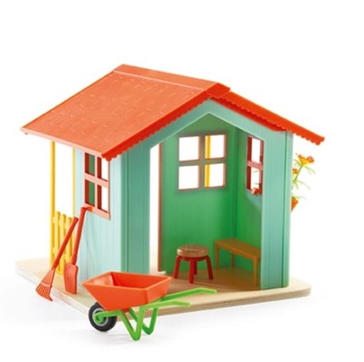 Djeco: PETIT HOME Zestaw domek w ogrodzie 7835