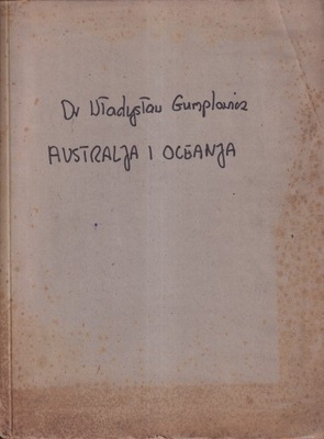 Gumplowicz - Australja i Oceanja - wyd.1935