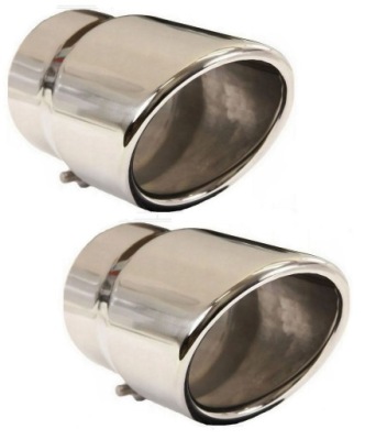 Наконечник глушника вихлоп audi q7 4l 2006-2015 сталь нержавіюча хром фото №1