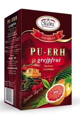 Malwa PU-ERH herbata czerwona z grejpfrutem 30 g