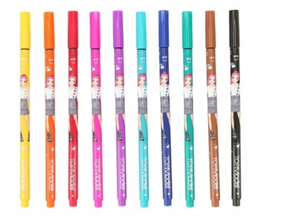 ZESTAW CIENKOPISÓW Z SZABLONAMI TOP MODEL