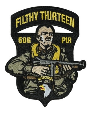 Naszywka 506 Parachute Infantry Regiment - US ARMY - Wyszywana - Rzep