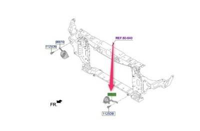Клаксон kia stinger 2017-2020 фото №1