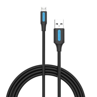 Kabel USB 2.0 A do Micro-B 3A 1,5m Vention COLBG czarny