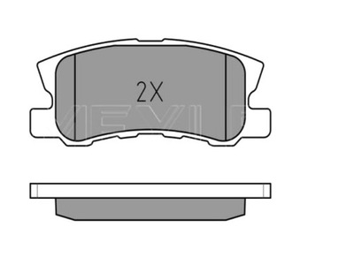 PADS BRAKE MEYLE REAR MITSUBISHI PAJERO 99-  