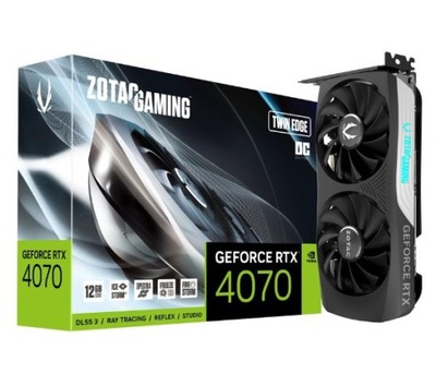 Karta graficzna Zotac GeForce RTX 4070 Twin Edge OC 12GB GDDR6X