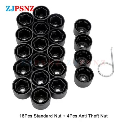 17mm Car Tire Bolt Nut Cap Car Tire Wheel Cover Hub Nut Bolt Cover C~19829