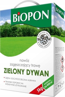 Nawóz do trawy trawnika zagęszczający Biopon 5kg