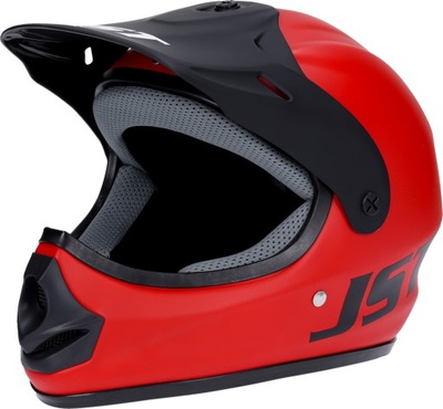 Kask JST downhill enduro cross FULLFACE XL czerw.