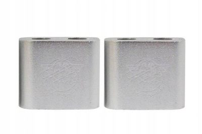 DISTRIBUIDOR TUBOS DE TENSIÓN 2X2W SILVER  