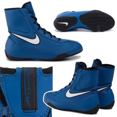 Buty bokserskie treningowe męskie Nike Machomai 2 Niebieskie r. 41