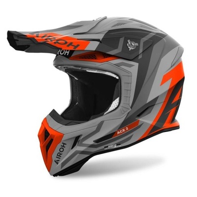 CASCO PARA MOTOCICLETA AIROH AVIATOR ACE 2 GROUND COLOR NARANJA MATT CASCO XL  