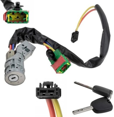 Nowa комплектна замок запалювання колодка вкладиш do замка запалювання citroen c3 i fc 2002-2013 фото №1