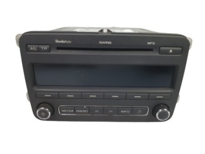 Радио skoda fabia ii roomster swing 5j0035161c фото №1