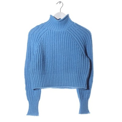 H&M Sweter o skróconym kroju niebieski