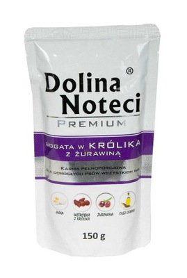 Dolina Noteci premium królik żurawina 150g