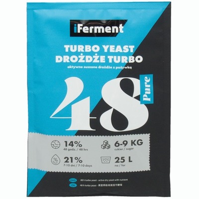 Drożdże Gorzelnicze IFERMENT PURE 48 TURBO MOCNE