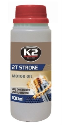 ALYVA K2 2T STROKE OIL 100ML RAUDONAS 100 