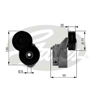 ROLLO NAPINAJACA PK GATES T38430  