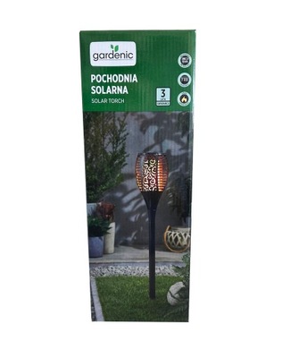 Pochodnia solarna Gardenic Lampa ogrodowa wbijana