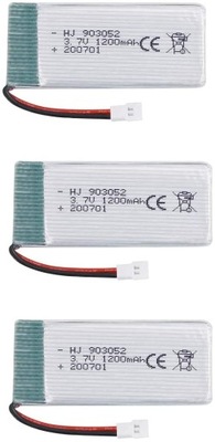 3 sztuki Akumulator 3.7v, 1200mAh Syma X5SC X5SW