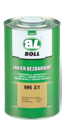 LAKIER ПРОЗРАЧНЫЙ 1L VHS 2:1 BOLL 001664