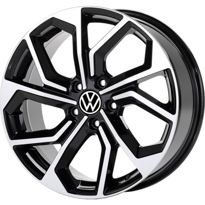 NEW ALLOY WHEELS (TITANIUM) MAKE PLATIN-VW 17