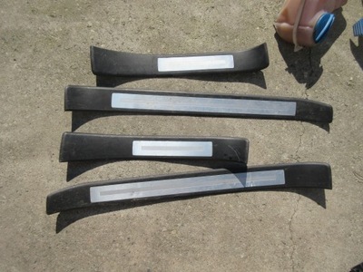 Накладки audi a4 b7 накладки порогові комплект фото №1