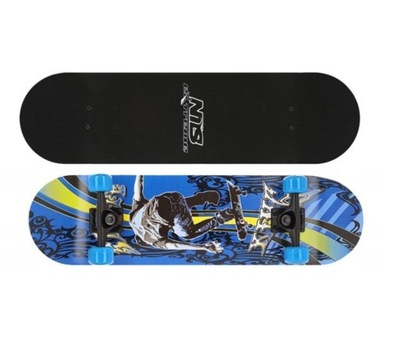 Deskorolka klasyczna drewniana skateboard ABEC 7 CR3108SA Skate King Nils