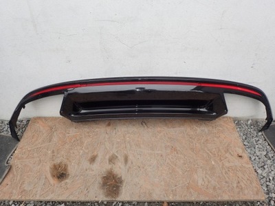 Спойлер бампера задня skoda octavia 4 iv rs kombi фото №1