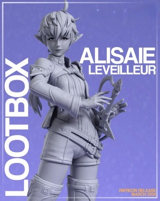 Figurka Alisaie Leveilleur z Final Fantasy XIV