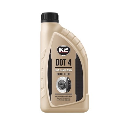 K2 płyn DOT-4 płyn do układu hamulcowego op 1l