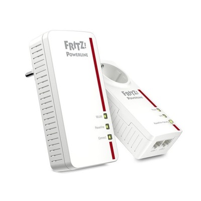 FRITZ!Powerline 1260 Set - zestaw adapterów PLC + WiFi AC+N Mesh Gigabit